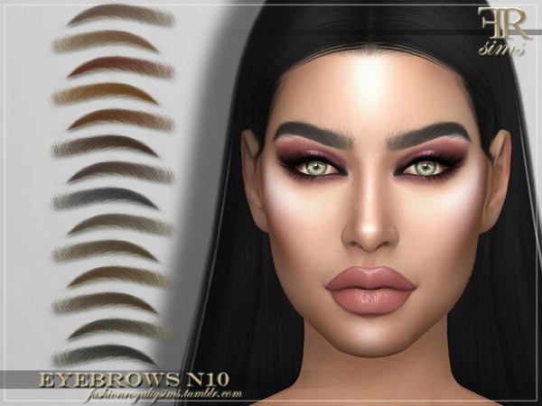 The Sims Resource: Eyebrows N10 by FashionRoyaltySims