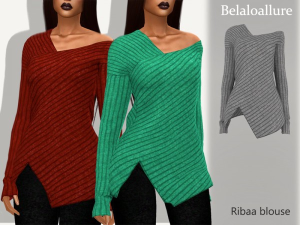  The Sims Resource: Ribaa blouse by belal1997