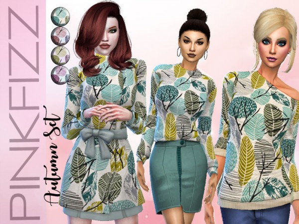  The Sims Resource: Autumn Set by Pinkfizzzzz