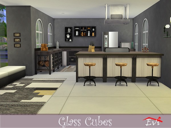  The Sims Resource: Glass Cubes by evi