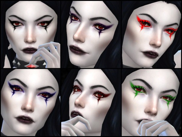  The Sims Resource: Eyeliner Marie by minesims93