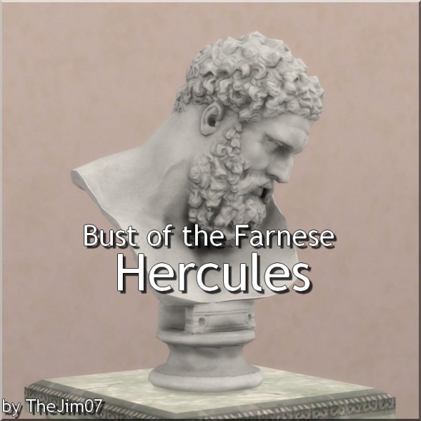  Mod The Sims: Bust of the Farnese Hercules by TheJim07