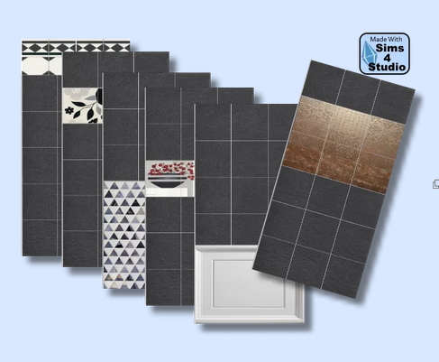  All4Sims: Tile the wall by Oldbox