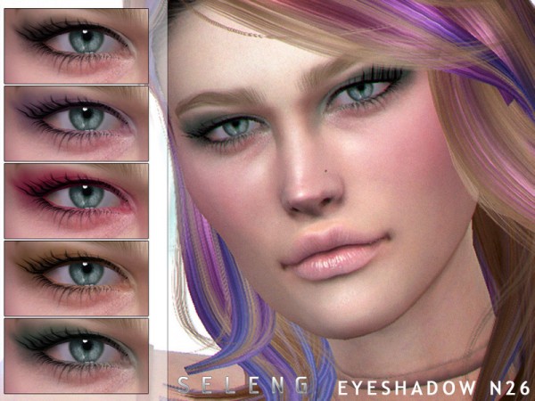  The Sims Resource: Eyeshadow N26 by Seleng