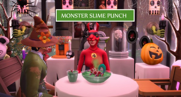  Mod The Sims: Monster Slime Drinkable Punch by icemunmun