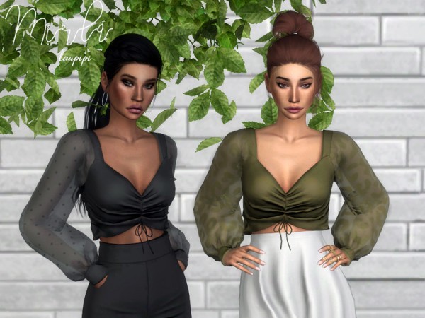  The Sims Resource: Mirla Top by laupipi