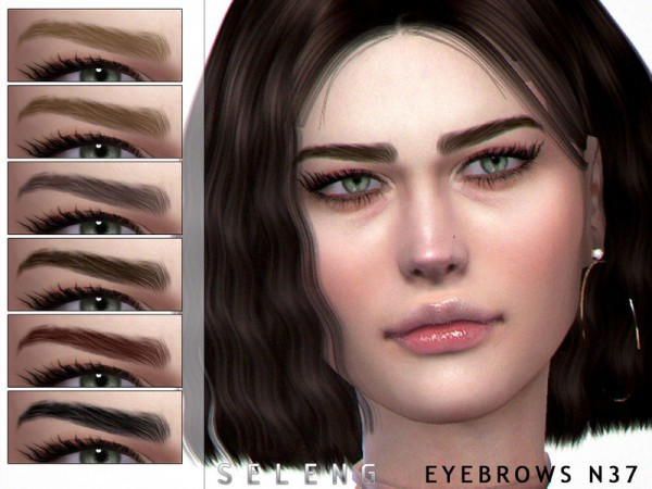  The Sims Resource: Eyebrows N37 by Seleng