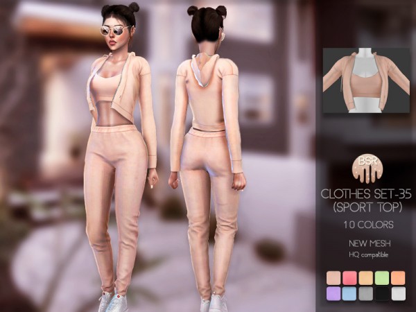  The Sims Resource: Clothes SET 35   top by busra tr