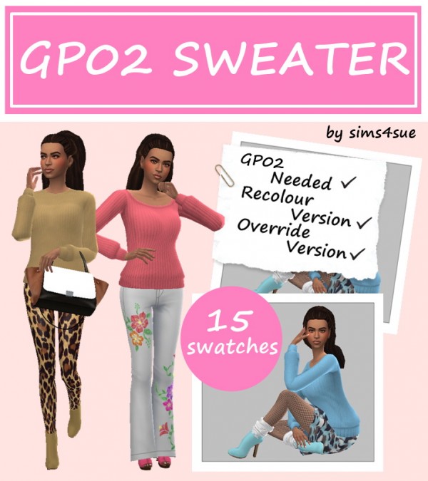  Sims 4 Sue: Sweater