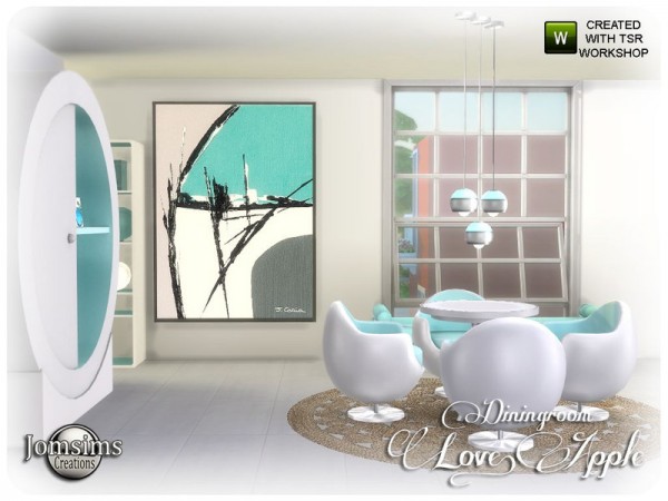  The Sims Resource: Love apple Diningroom by jomsims