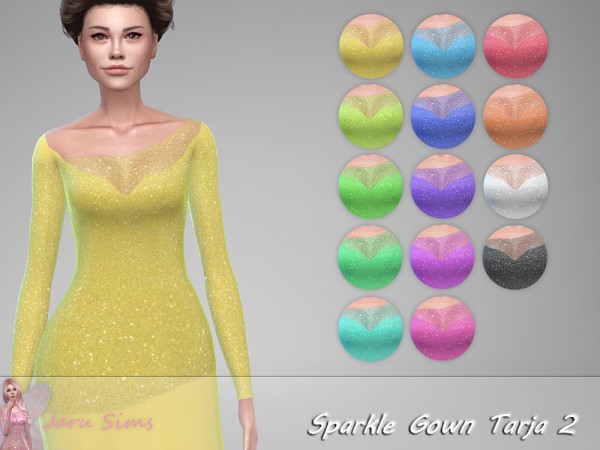  The Sims Resource: Sparkle Gown Tarja 2 by Jaru Sims
