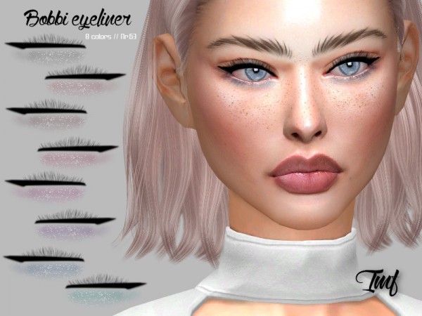  The Sims Resource: Bobbi Eyeliner N.63 by IzzieMcFire