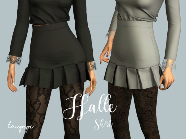  The Sims Resource: Halle Skirt by laupipi
