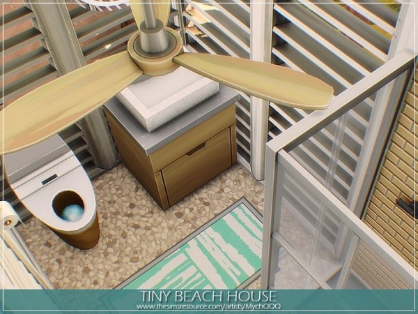  The Sims Resource: Tiny Beach House by MychQQQ