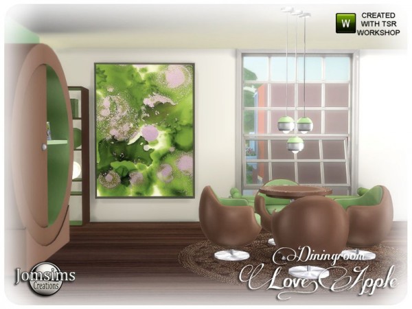  The Sims Resource: Love apple Diningroom by jomsims