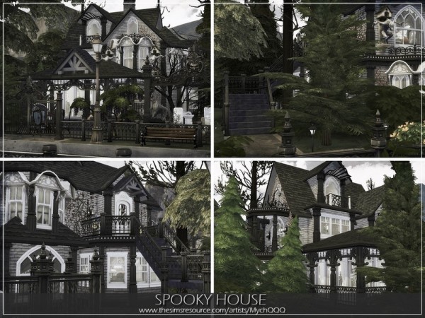  The Sims Resource: Spooky House by MychQQQ