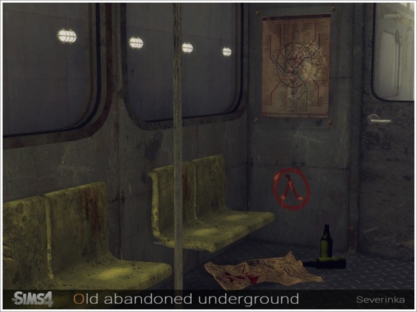  The Sims Resource: Old abandoned underground by Severinka