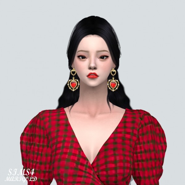  Sims 4 Marigold: 22 Heart Earring