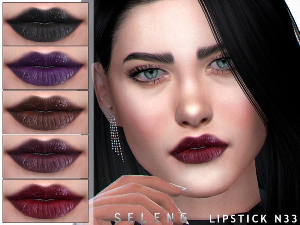  The Sims Resource: Lipstick N33 by Seleng