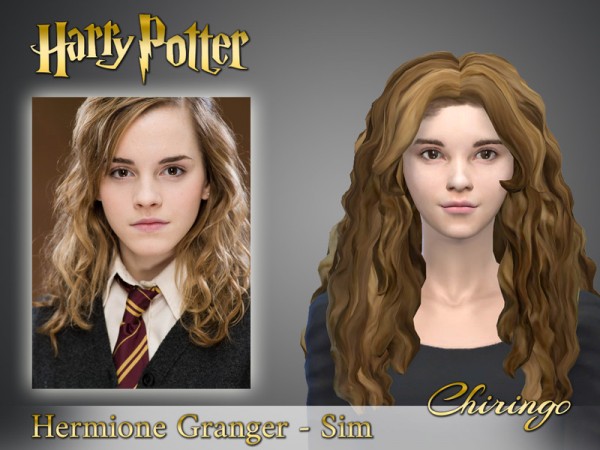 The Sims Resource: Hermione Granger from Harry Potter by chiringo chan