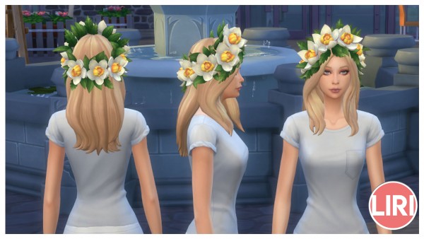  Mod The Sims: Flower Crown by Lierie