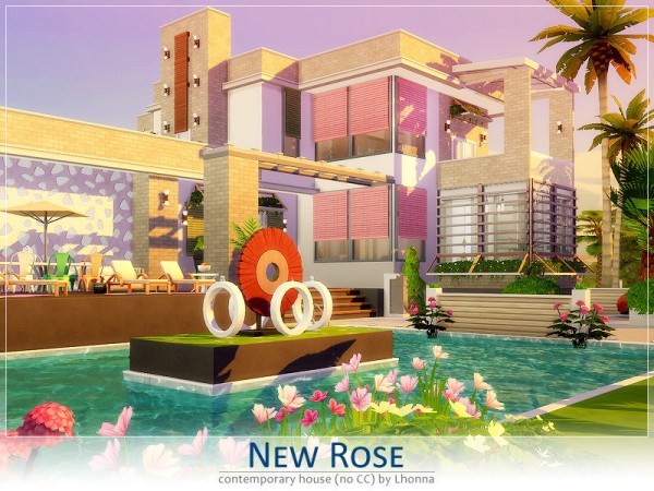  The Sims Resource: New Rose house by Lhonna