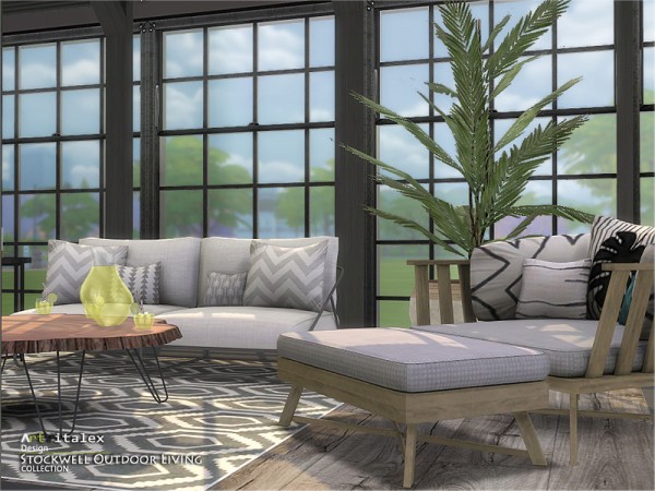  The Sims Resource: Stockwell Outdoor Living by ArtVitalex