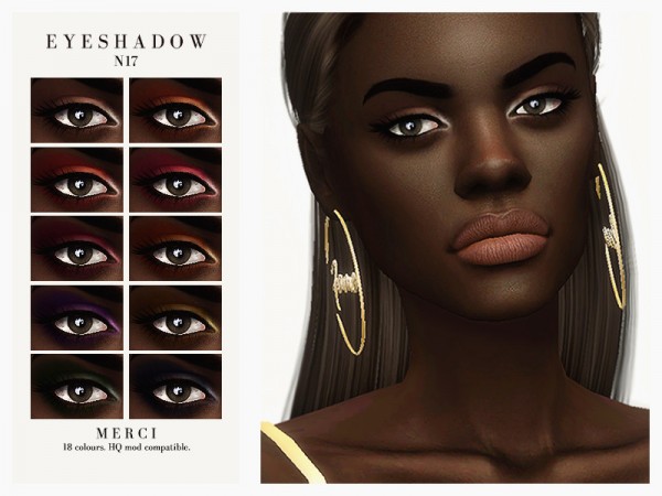  The Sims Resource: Eyeshadow N17 by Merci
