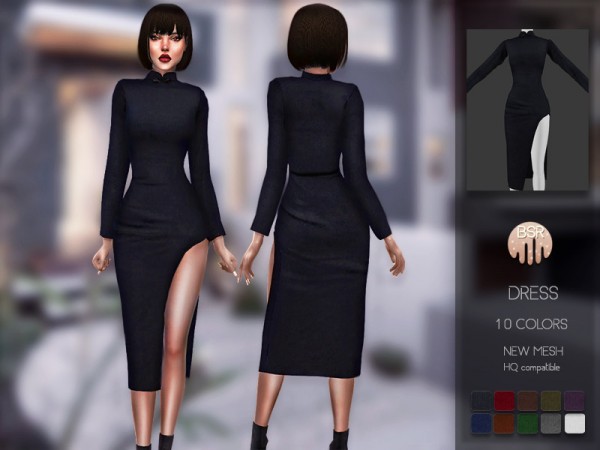  The Sims Resource: Dress BD139 by busra tr