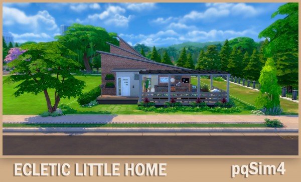  PQSims4: Eclectic Little Home