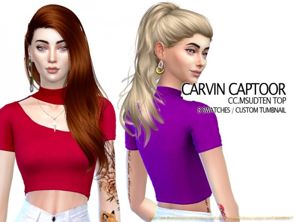  The Sims Resource: Msudten top by carvin captoor
