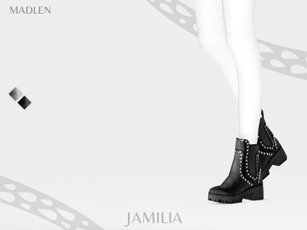  The Sims Resource: Madlen Jamilia Boots by MJ95