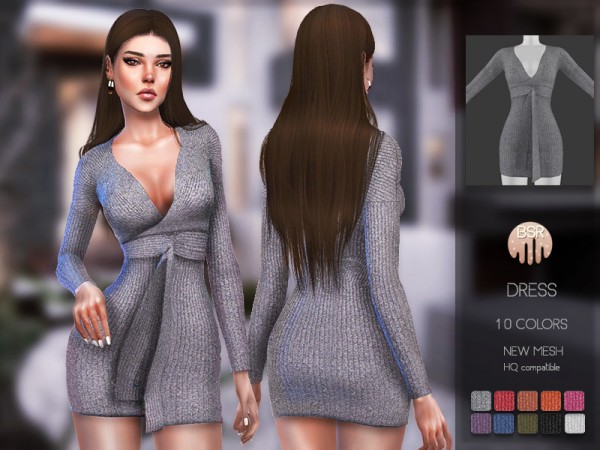  The Sims Resource: Dress BD129 by busra tr