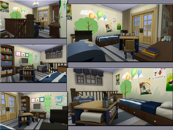  The Sims Resource: Elongated Draft  house by matomibotaki
