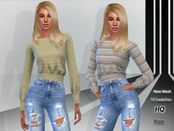  The Sims Resource: Sweater Collection by pizazz