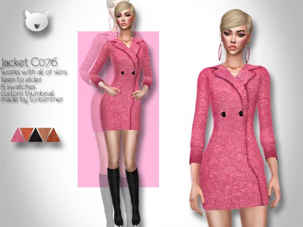  The Sims Resource: Jacket C076 by turksimmer