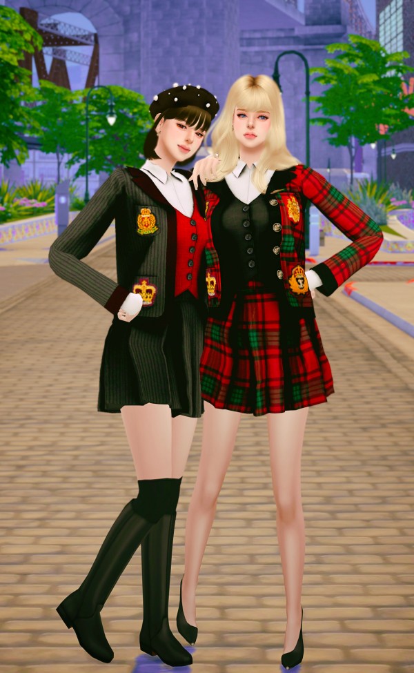 Rimings: University Uniform • Sims 4 Downloads