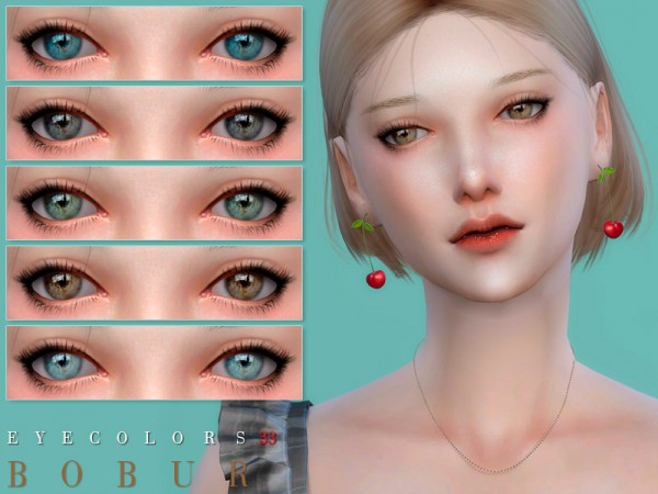  The Sims Resource: Eyecolors 33 by Bobur3