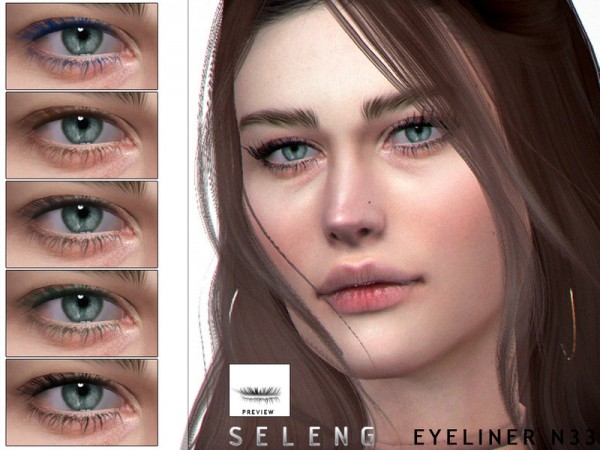 The Sims Resource: Eyeliner N33 by Seleng