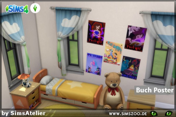  Blackys Sims 4 Zoo: Buch Poster by SimsAtelier