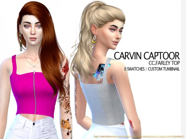  The Sims Resource: Farley Top by carvin captoor