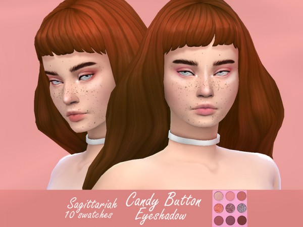  The Sims Resource: Colourpop Candy Button Eyeshadow by Sagittariah