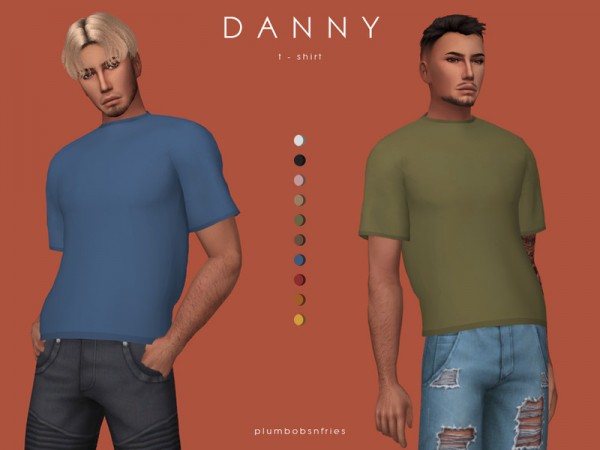  The Sims Resource: Danny t   shirt by Plumbobs n Fries