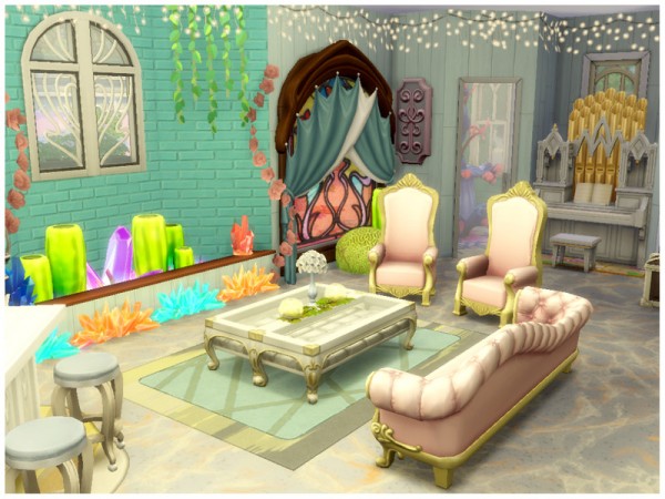  The Sims Resource: Mermaid Castle (No CC) by Mini Simmer