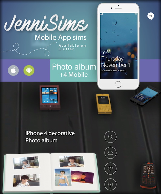  Jenni Sims: Clutter MobileIPhone and Photo album