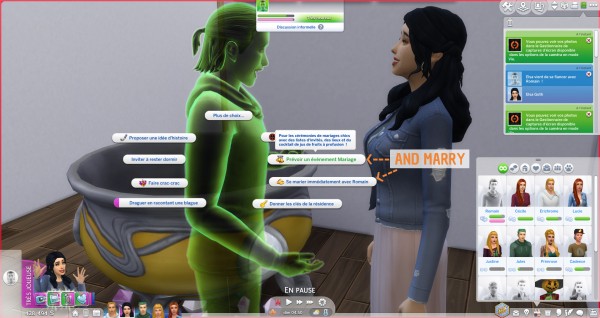  Mod The Sims: Proposal or Marry NPC Ghost by Nova JY