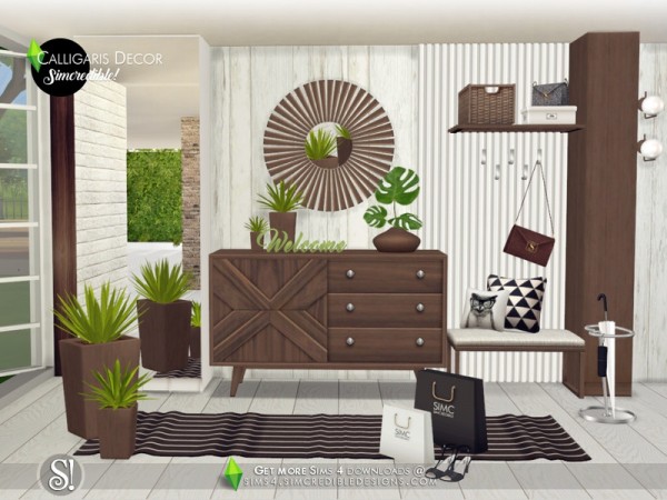  The Sims Resource: Calligaris hallway decor by SIMcredible!
