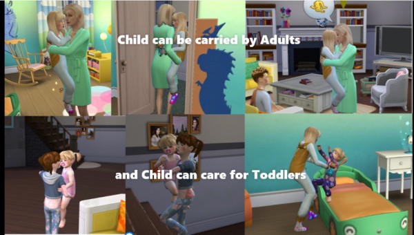 how to download mods for child support on sims 4