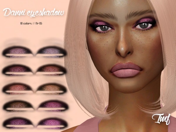  The Sims Resource: Danni Eyeshadow N.115 by IzzieMcFire