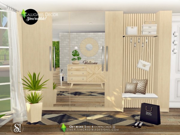  The Sims Resource: Calligaris hallway decor by SIMcredible!